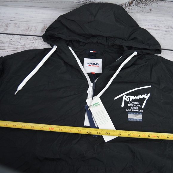 Tommy Jeans Modern Signature Womens Size Large L Lrg Pullover Windbreaker NWT - Picture 7 of 14